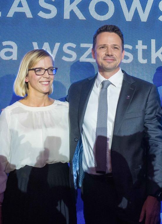 Rafał Trzaskowski z żoną Małgorzatą