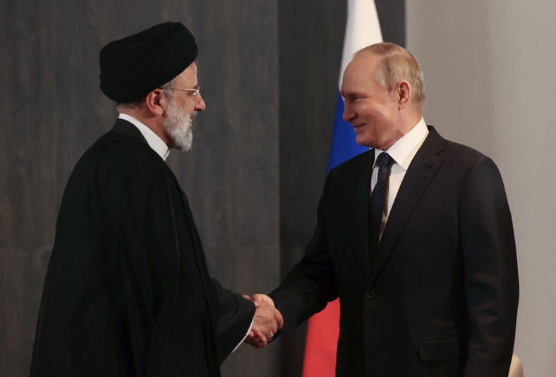 Ebrahim Raisi i Władimir Putin. 15 września 2022 r.