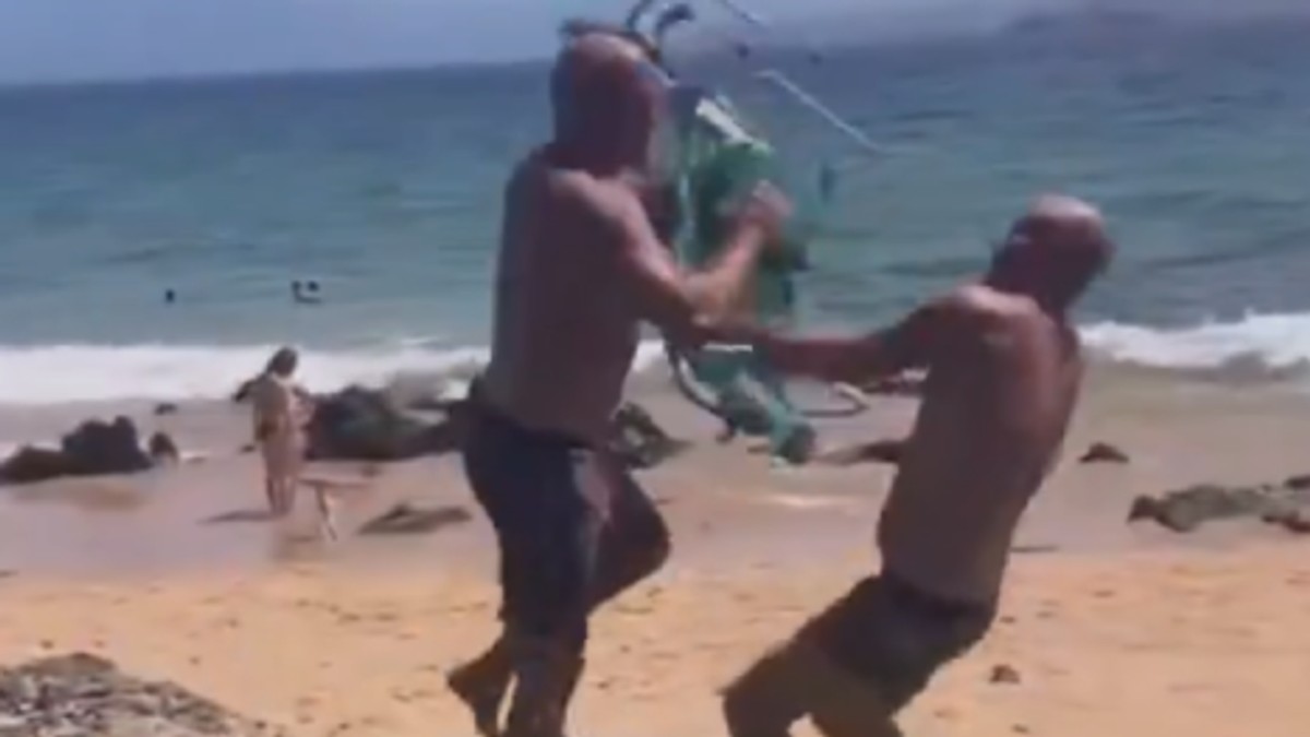 Američki političar se potukao na plaži 