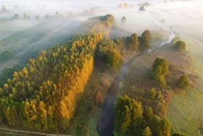 Aerial landscape