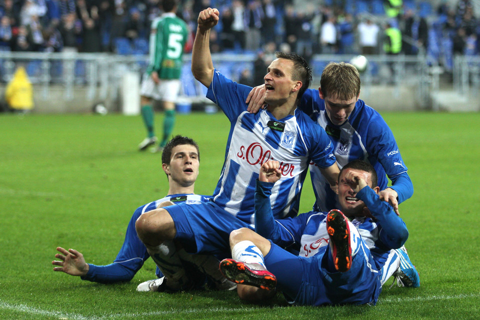 PIŁKA NOŻNA LIGA POLSKA LECH POZNAŃ KONTRA LECHIA GDAŃSK