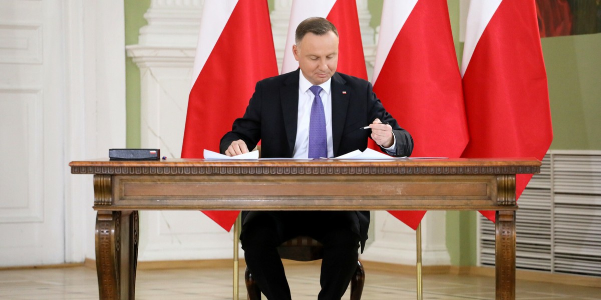 W poniedziałek w Pałacu Prezydenckim odbędzie się ceremonia, w czasie której prezydent Duda podejmie decyzję w sprawie ratyfikacji decyzji dotyczącej systemu zasobów własnych Unii.