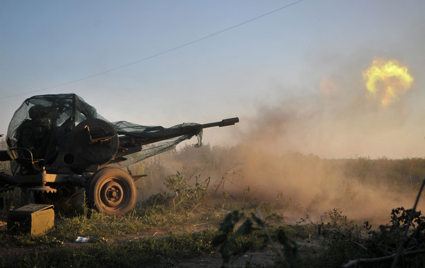 Wojna na Ukrainie. Wojsko walczy z rosyjską kolumną