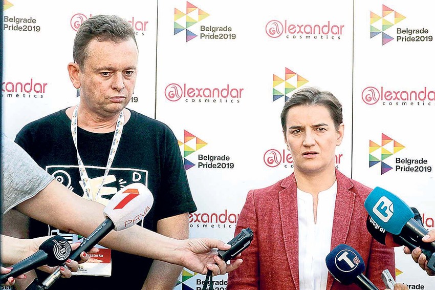 Goran Miletić i premijerka Ana Brnabić