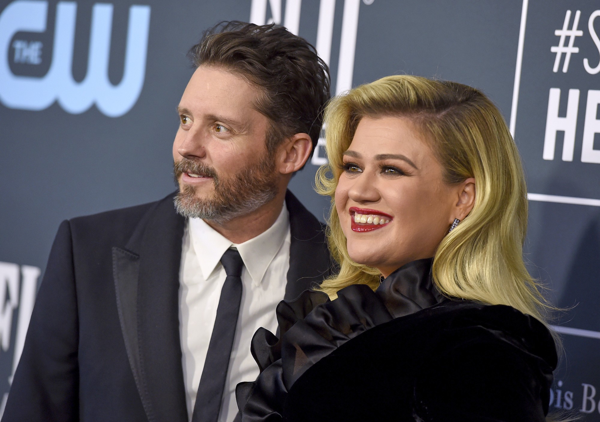 Kelly Clarkson s exmanželom Brandonom Blackstockom († 48).