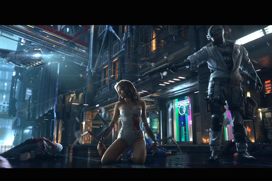 Teaser gry "Cyberpunk 2077"