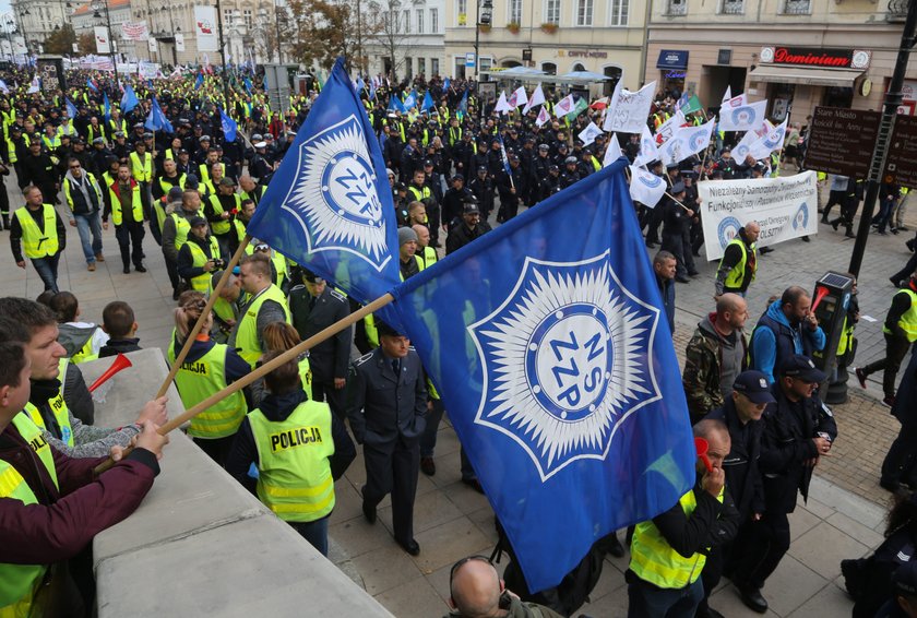 Strajk policjantów