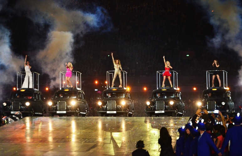 Spice Girls na uroczystym zakończeniu Olimpiady w Londynie
