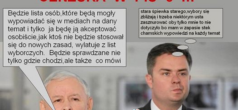 Kaczyński cenzuruje PiS, a Kalisz narzeka na poselską dietę. MEMY DNIA