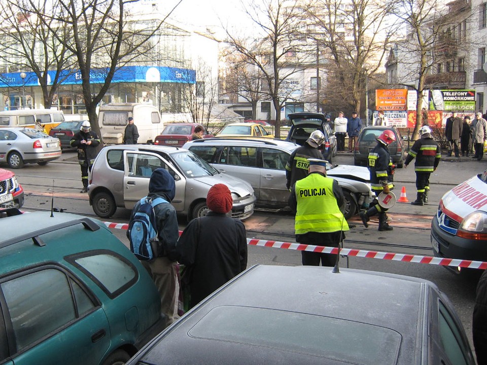 WYPADEK NA ULICY KRÓLEWSKIEJ