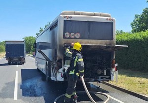 Požar na autobusu 