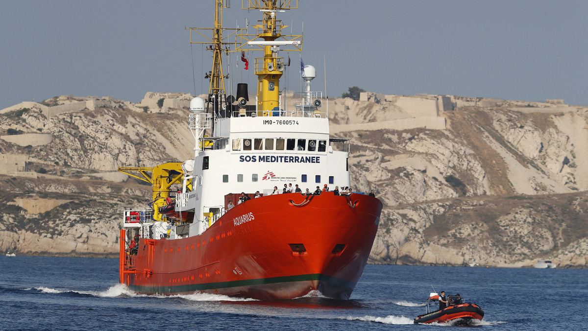 Szef MSW Włoch: statek Aquarius z migrantami nie zobaczy naszego portu