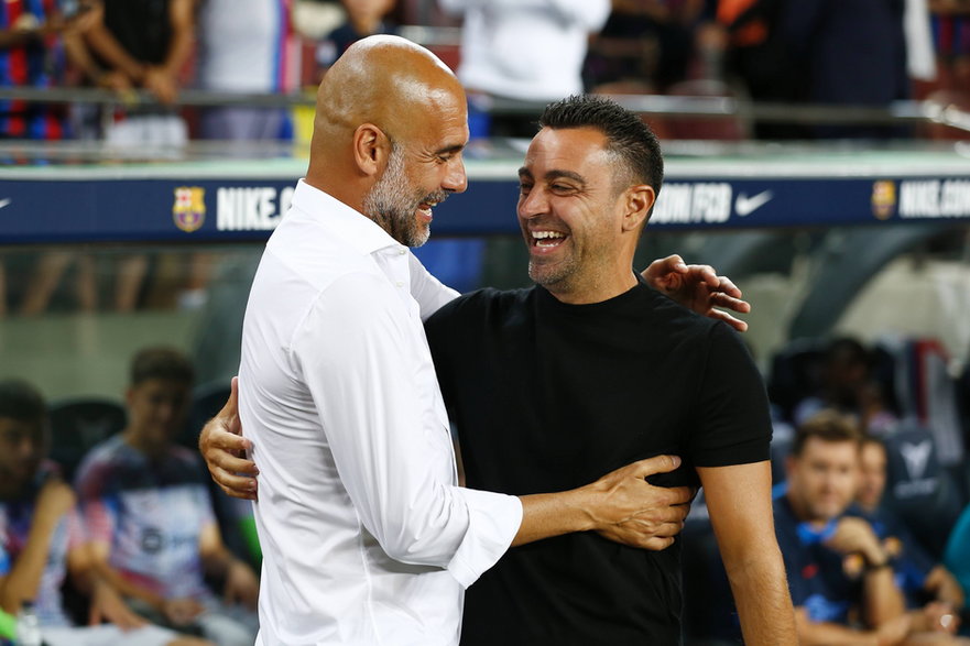 Xavi i Pep Guardiola