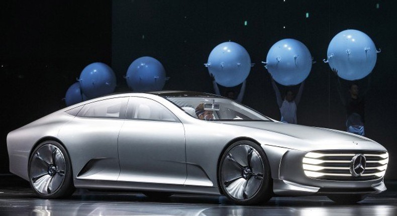 Mercedes Benz electric concept car