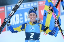 PŚ w biathlonie. Triumf Elviry Oeberg w Ruhpolding, 28. miejsce Żuk