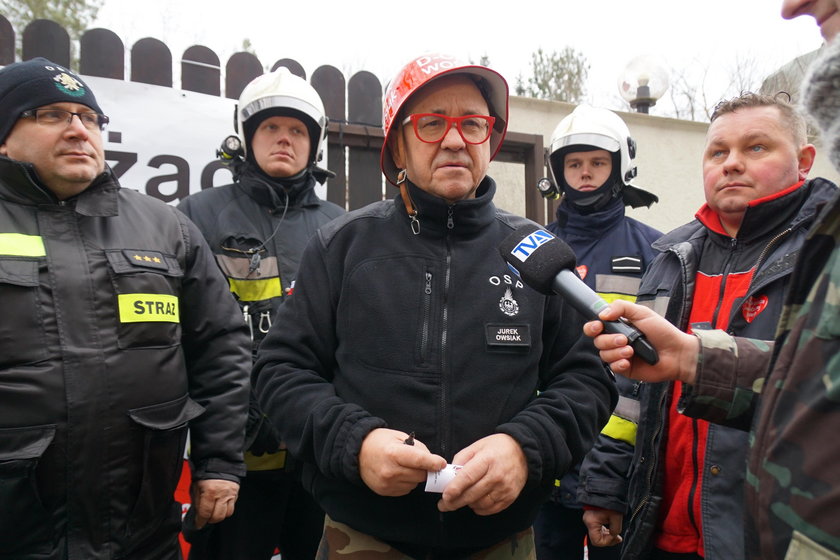 Jerzy Owsiak honorowym strażakiem OSP w Aleksandrowie Łódzkim 