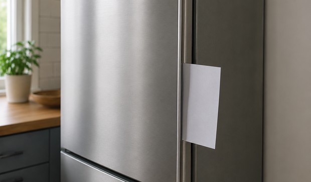List A4 papira i frižider