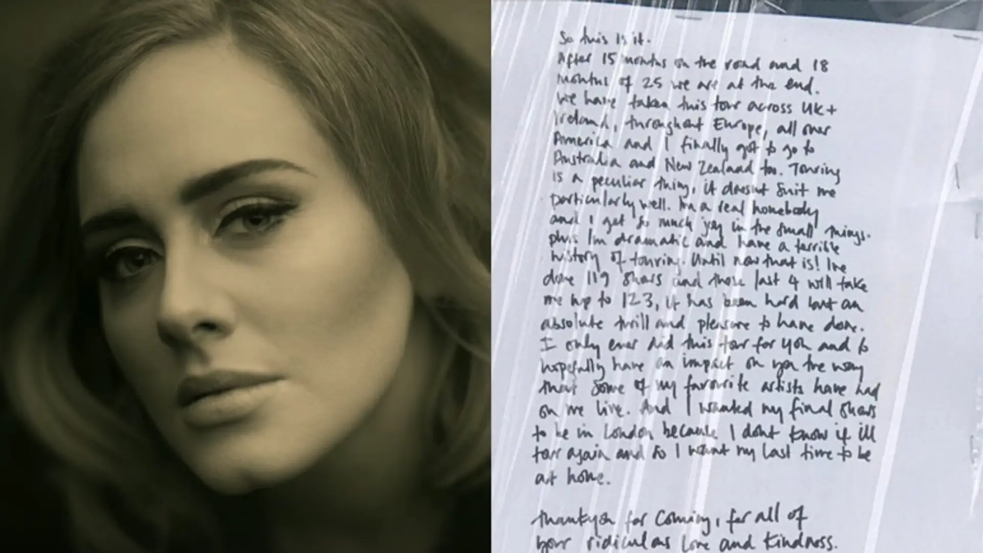 Wzruszający list Adele do fanów. To może być jej ostatnia trasa koncertowa