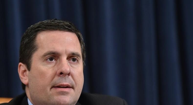 Rep. Devin Nunes attends a meeting of the House Intelligence Committee on Capitol Hill, in March 2017