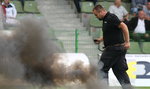 Policja zamknęła kibiców na stadionie. GKS przeprasza