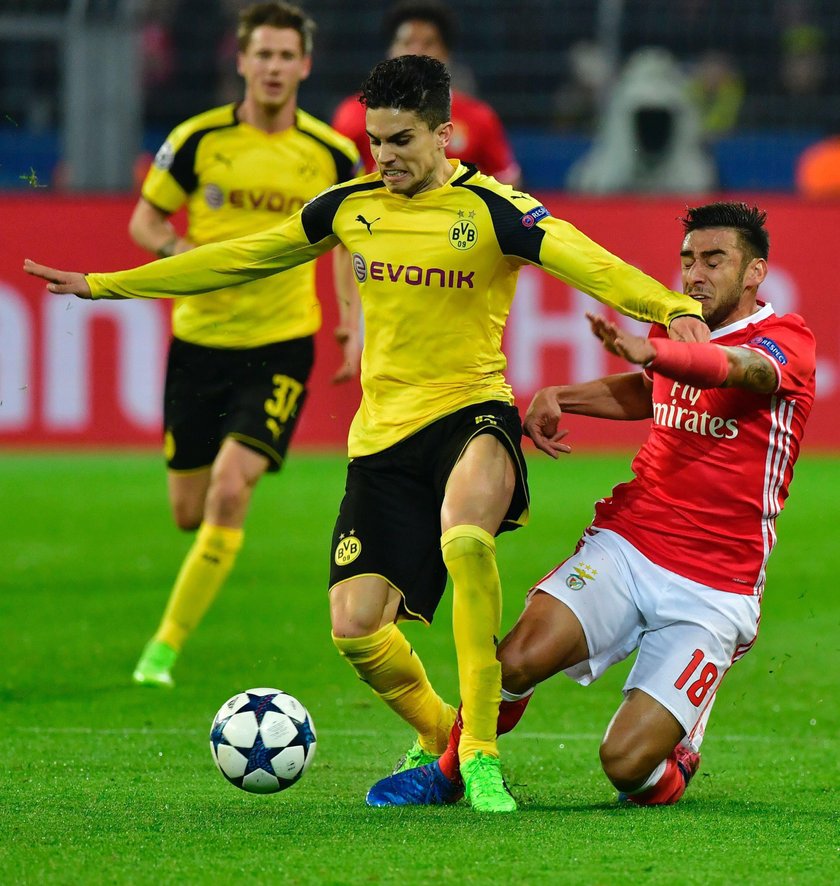 Marc Bartra szuka kibicki po meczu Schalke – Borussia Dortmund