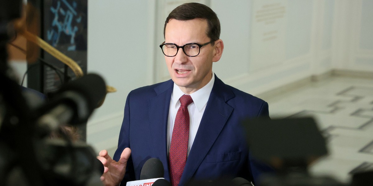 Premier Mateusz Morawiecki.