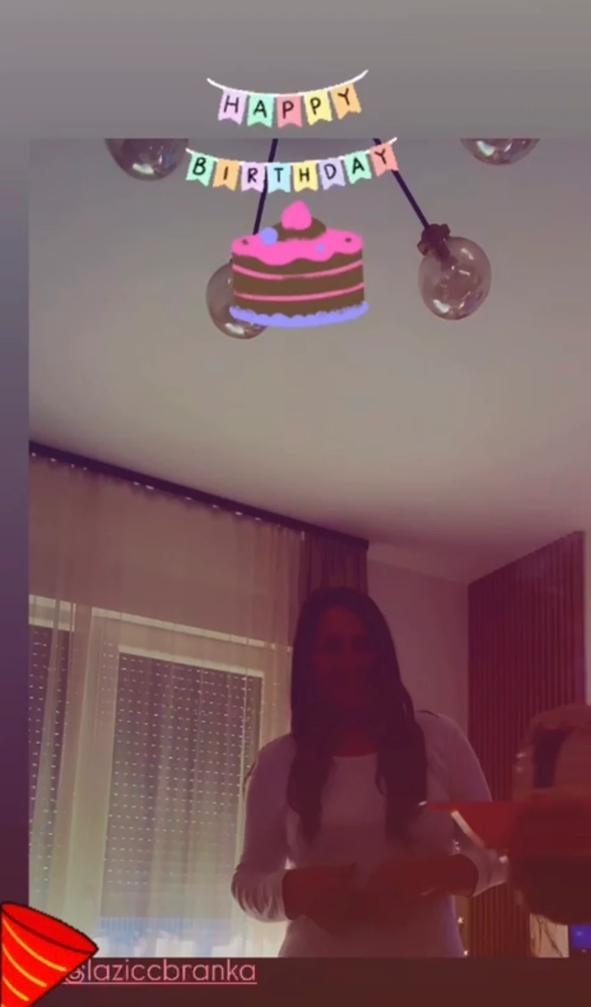 Branka Lazić sa partnerom 