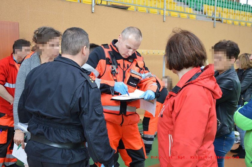 specjalistyczną grupę ratownictwa chemiczno-ekologicznego z Ostrowa Wielkopolskiego