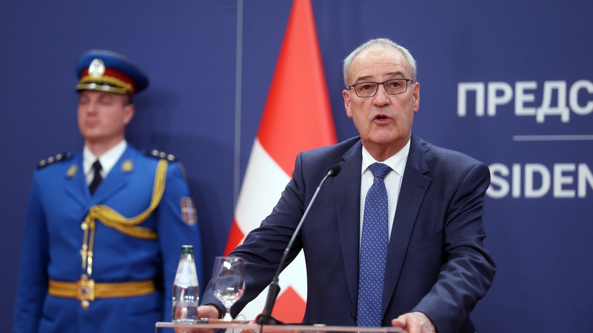 Poseta predsednika Švajcarske Konfederacije Gi Parmelana 