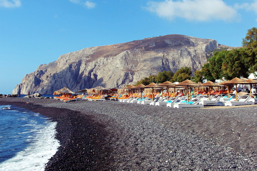 Kamari, Santorini, Grecja