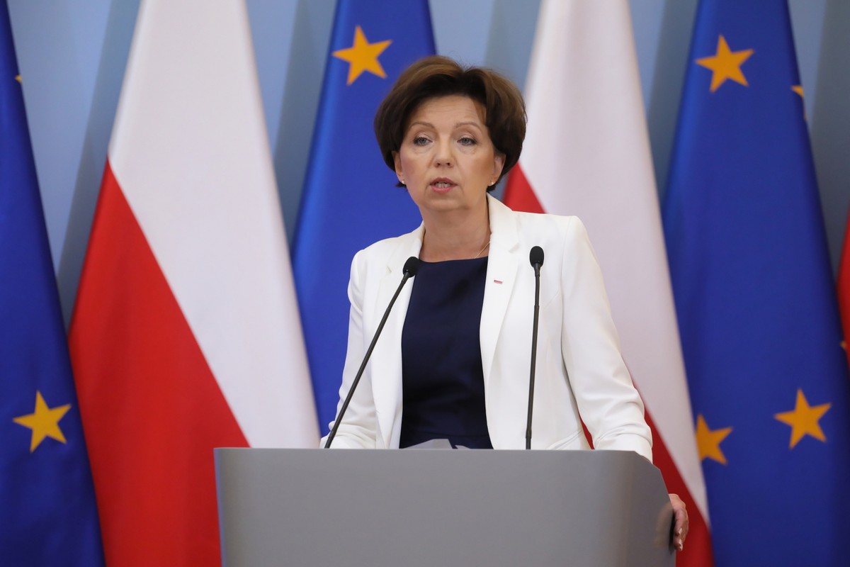 Minister rodziny i polityki społecznej Marlena Maląg