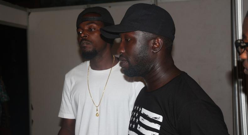 Hiplife artiste, Kwaw Kese was at the event grounds