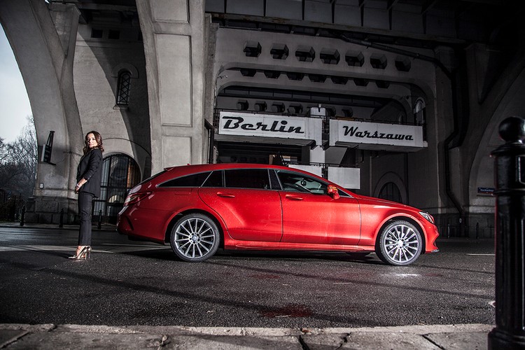 Anna Mucha i Mercedes CLS Shooting Brake