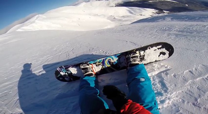 Ovaj snouborder je navikao na opasne vožnje