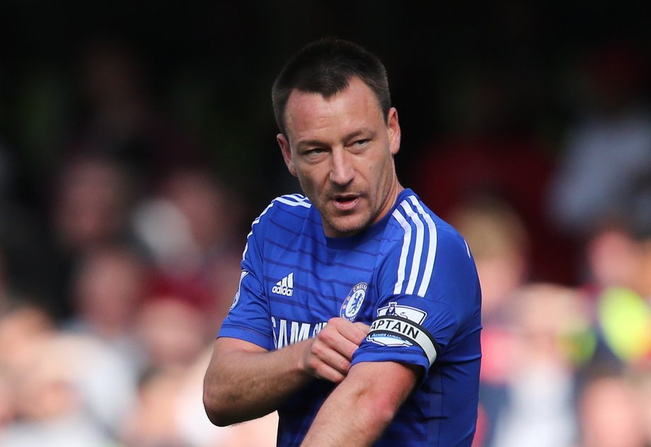 John Terry znany jest z agresywnej gry na boisku.