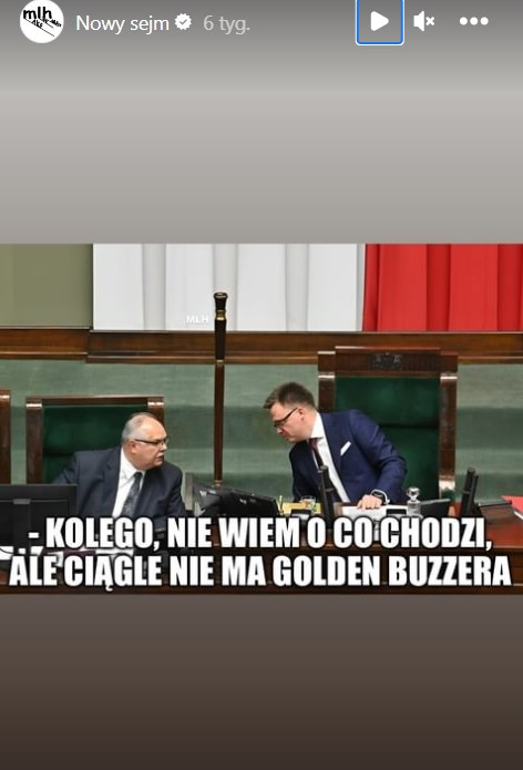 Mem o Szymonie Hołowni