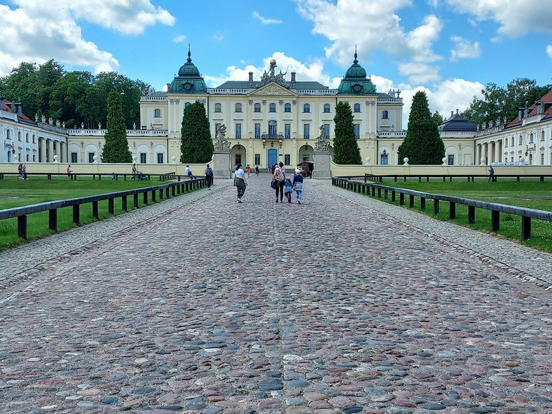 Pałac Branickich w Białymstoku, lipiec 2022