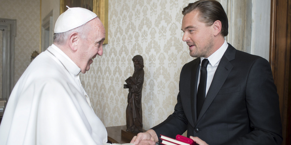 Spotkanie papieża Franciszka z Leonardem DiCaprio