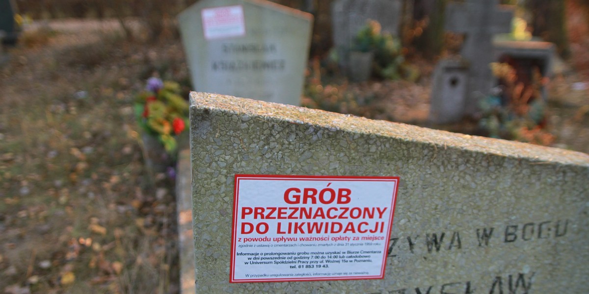 Grób do likwidacji.