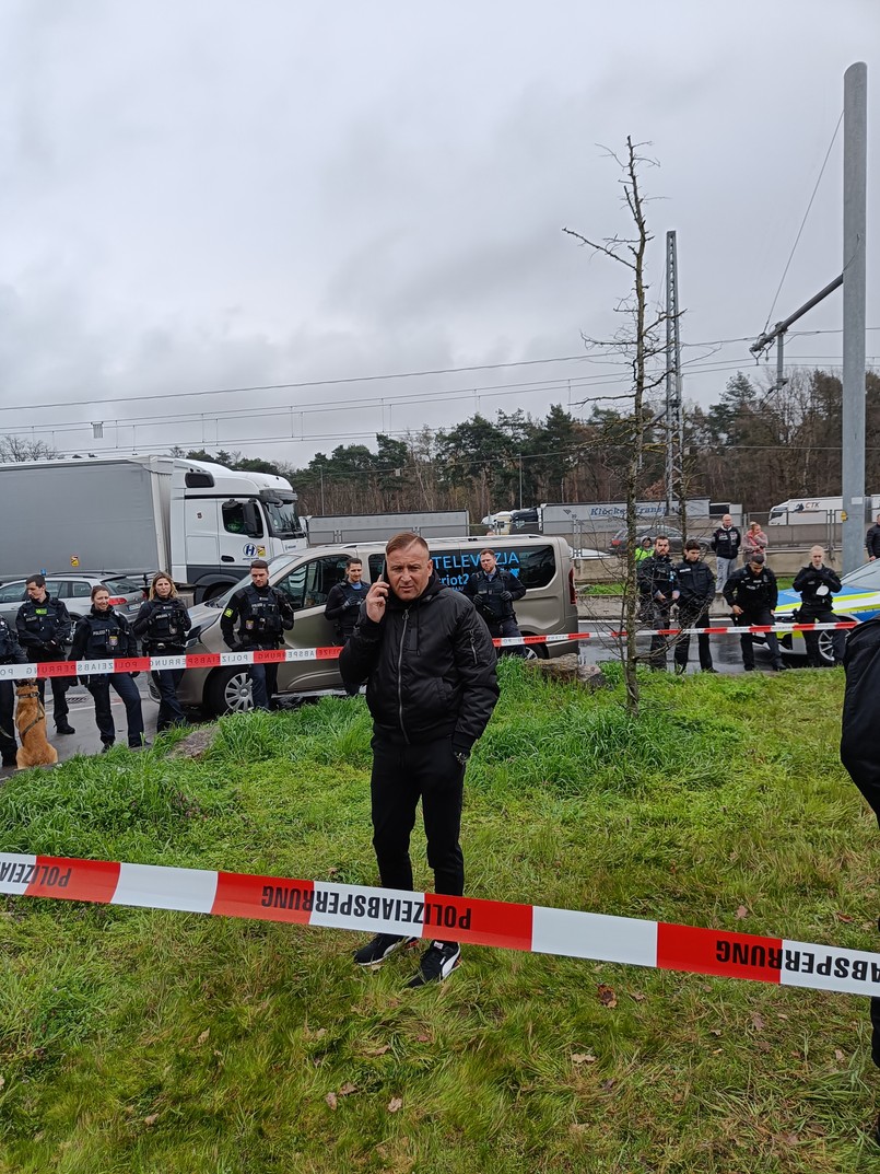 Miejsce strajku kierowców