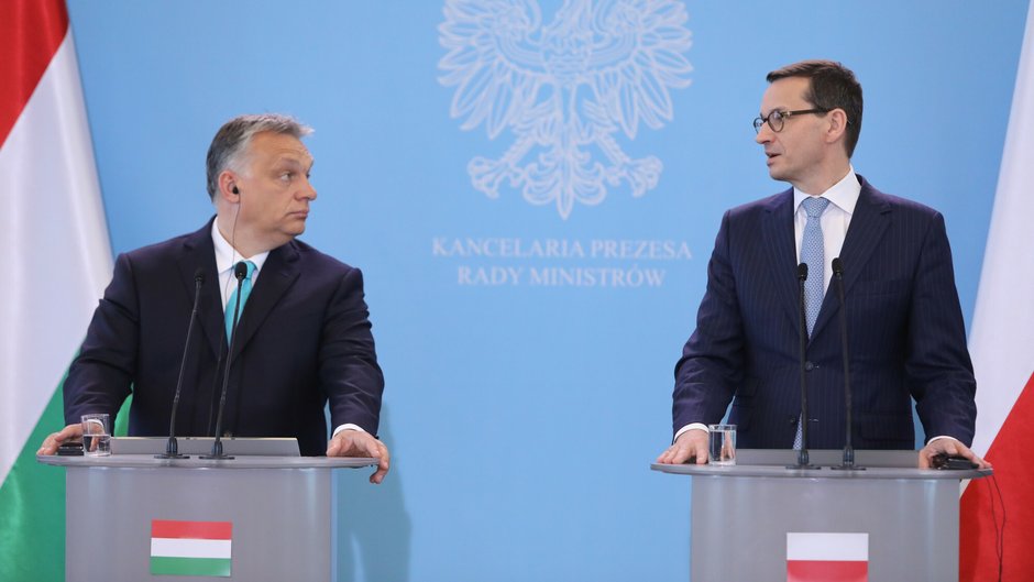 Viktor Orban i Mateusz Morawiecki