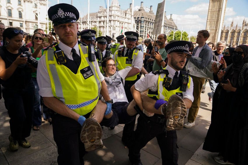 london gaza protest