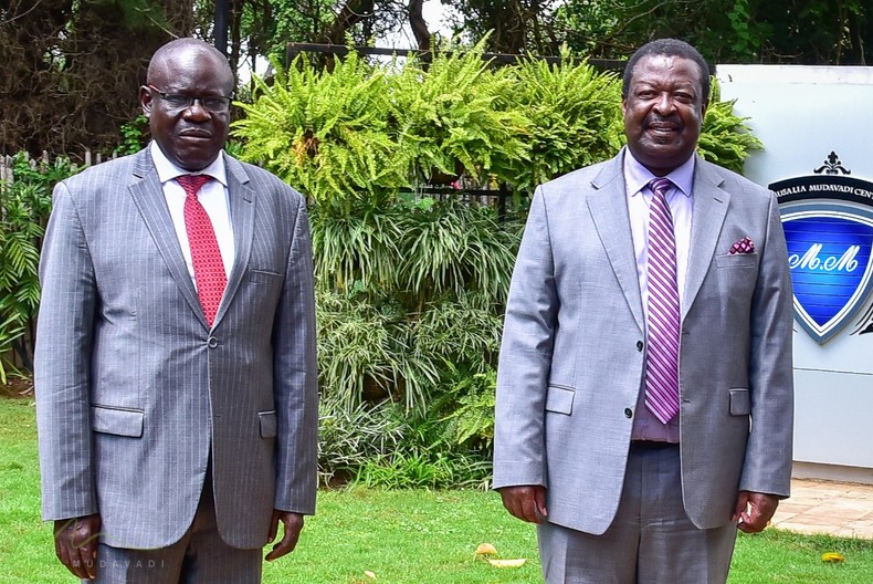 Julius Sunkuli with Musalia Mudavadi