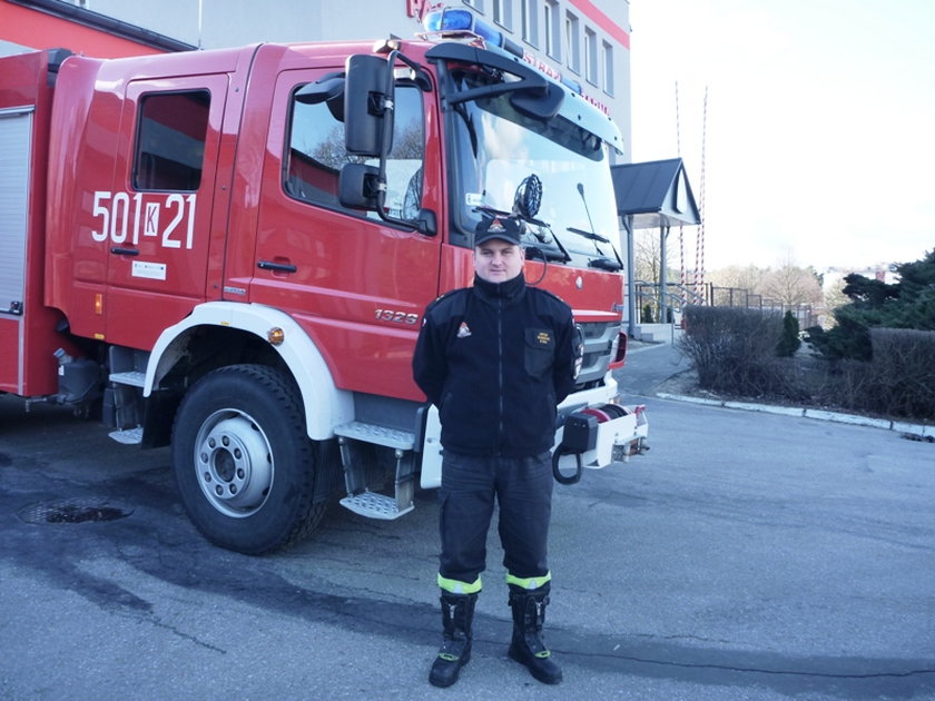 Kapitan Artur Głowacki - strażak bohater z Olkusza