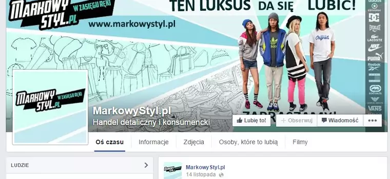 Markowystyl.pl - fikcyjny sklep internetowy zamknięty