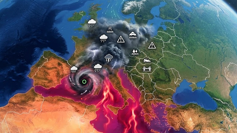 Rekordne teplé Stredozemné more vytvára podmienky pre vznik extrémneho počasia. Vedci upozorňujú, že takéto otepľovanie môže zvýšiť riziko silných búrok, prívalových dažďov a povodní aj v strednej Európe vrátane Slovenska. 