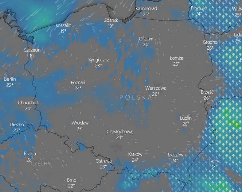 Boże Ciało - prognoza pogody o godz. 17