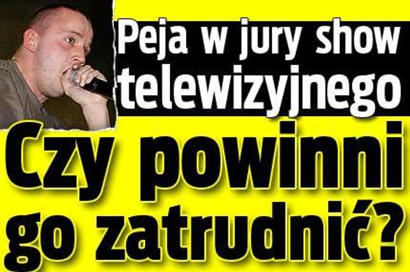 Peja w jury telewizyjnego show. Czy powinni go zatrudnić? 