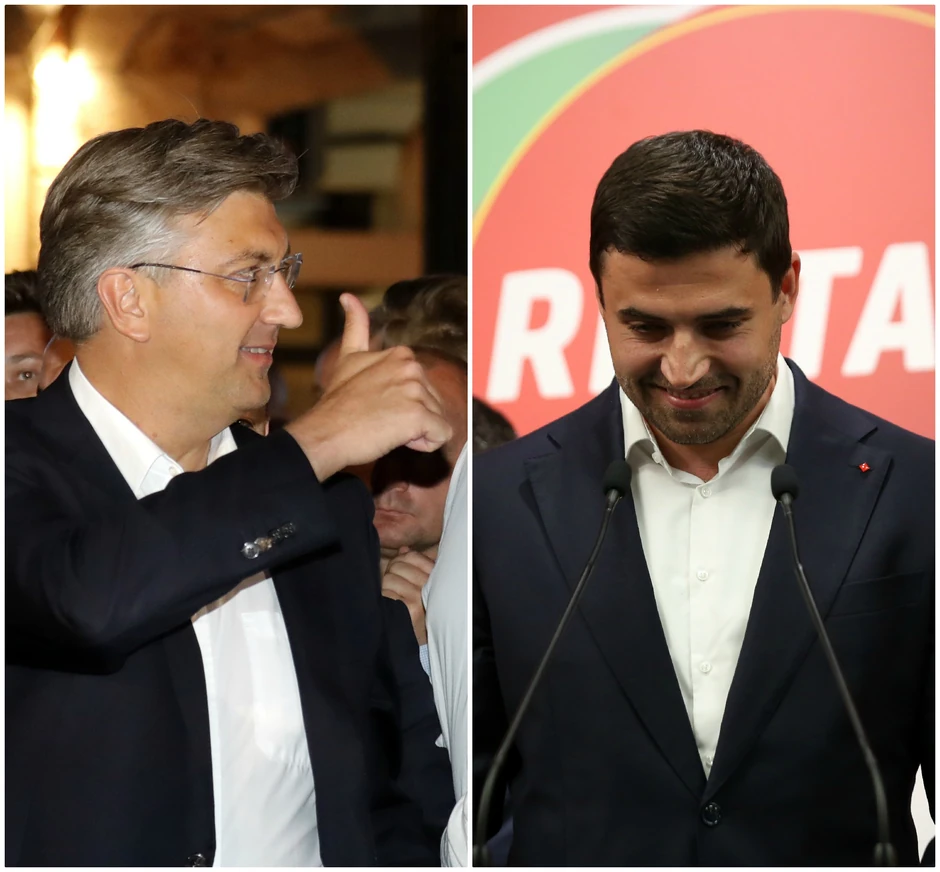 Andrej Plenković i Davor Bernardić