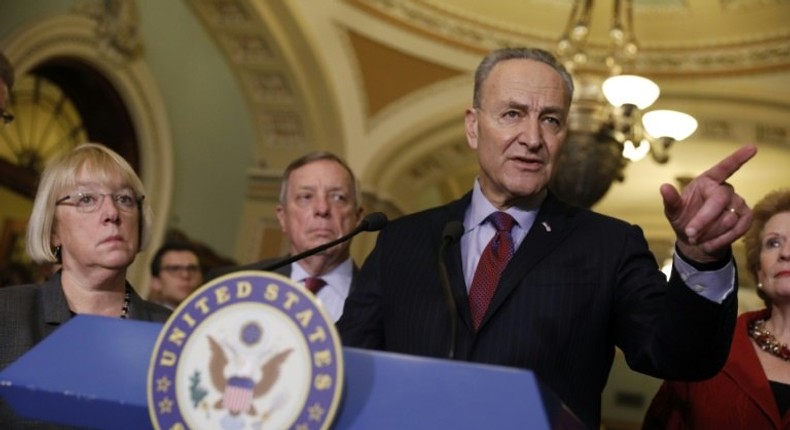 Senate Democrats, with new leader Chuck Schumer, have slow-walked all President Donald Trump's cabinet nominations with only four of 15 nominees confirmed so far